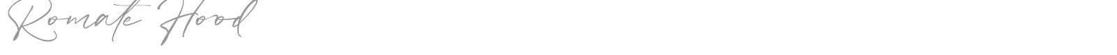 Romate Hood font preview